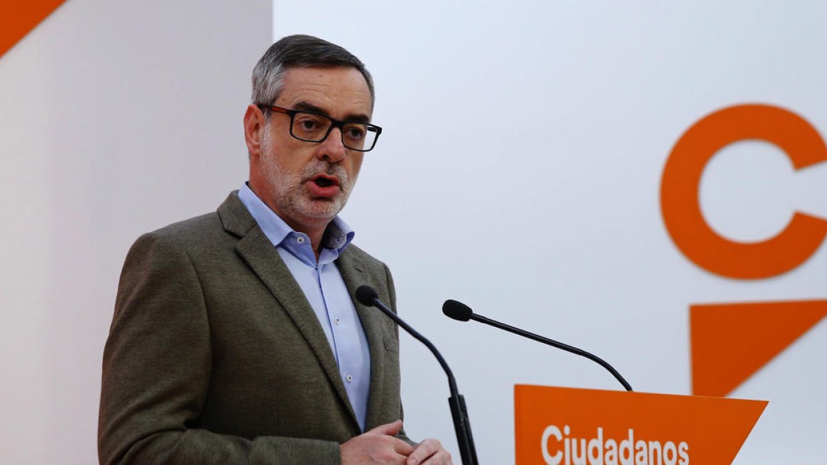 José Manuel Villegas, secretario general de Ciudadanos.