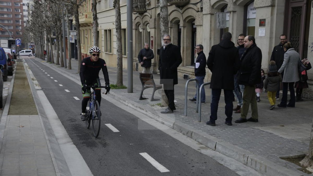 La Paeria finalitza l'eix nord-sud del carril bici a la ciutat