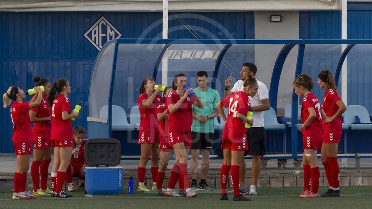 Partido entre el AEM y la Europa, el primer partido de la pretemporada en el Recasens