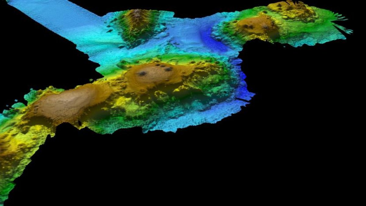 Descubren una cadena de montañas submarina en el sur de Australia