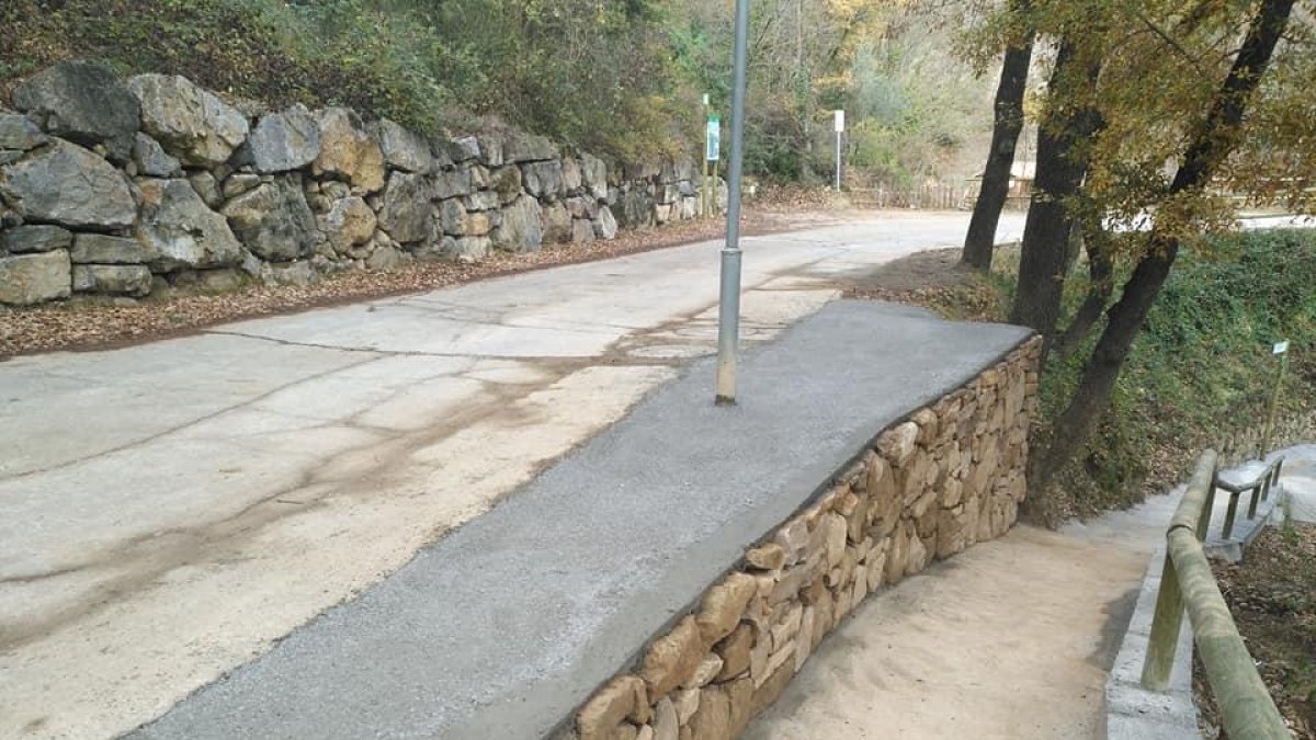 La zona del barri del Caner que el consistori ha millorat.