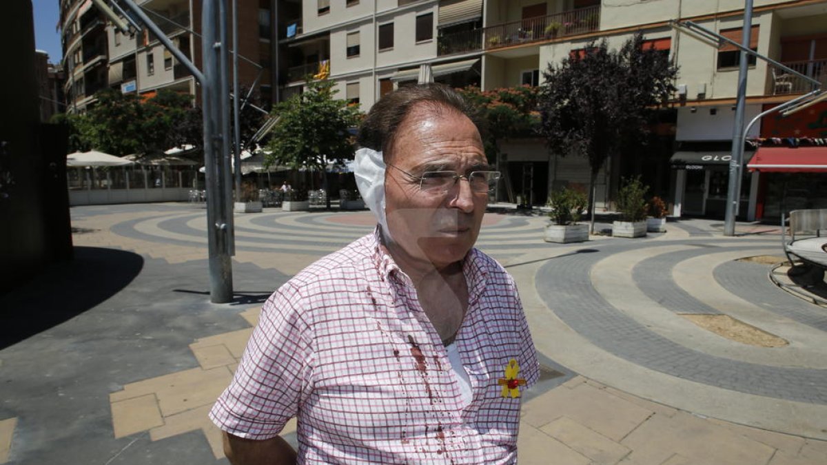 Un hombre denuncia que ha sido agredido en Lérida para llevar un lazo amarillo
