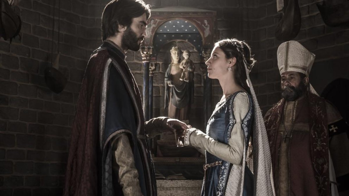 Escena del capítol final de la sèrie, que TV3 emet en català.