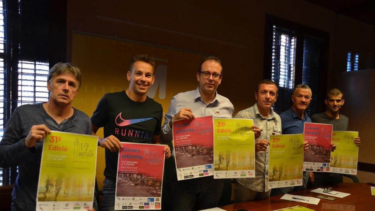 El ayuntamiento de Mollerussa acogió la presentación de la Mitja.