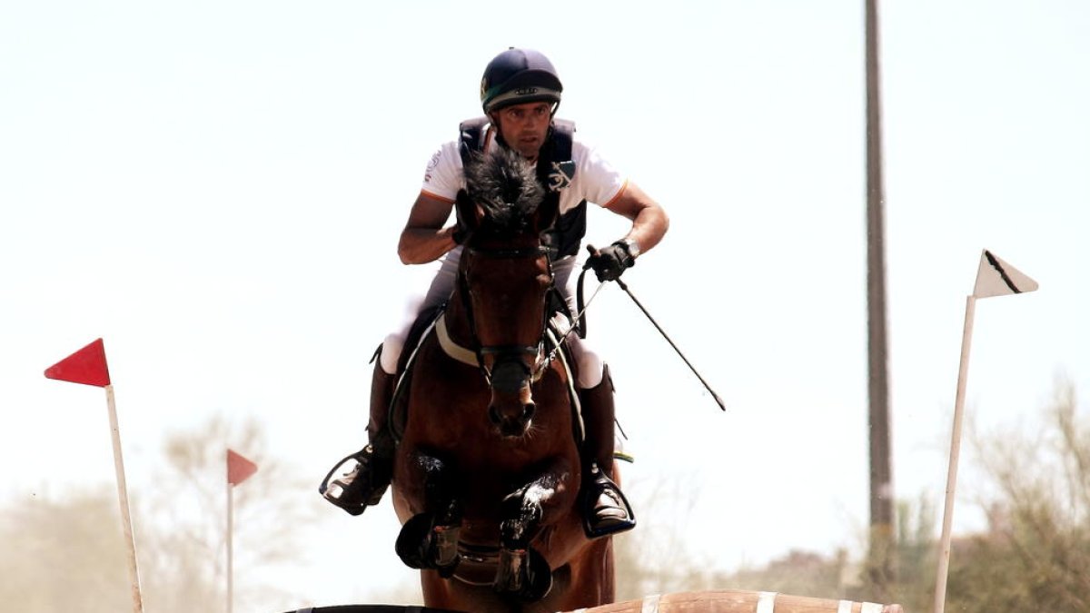 Albert Hermoso, campió d’Espanya de concurs complet d’hípica