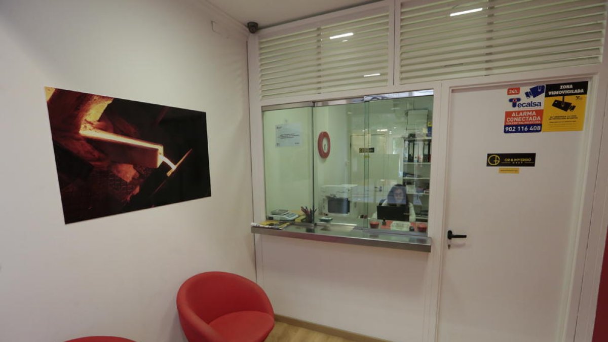 Imagen de la tienda Oro&Inversión de la calle Major.