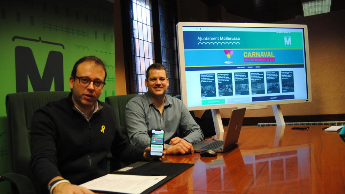 La presentació del web.