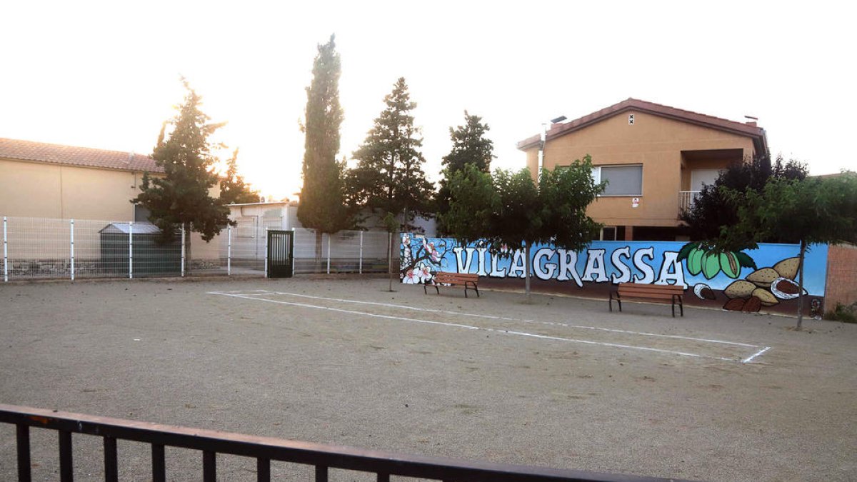La plaza que será bautizada como 1 de octubre.