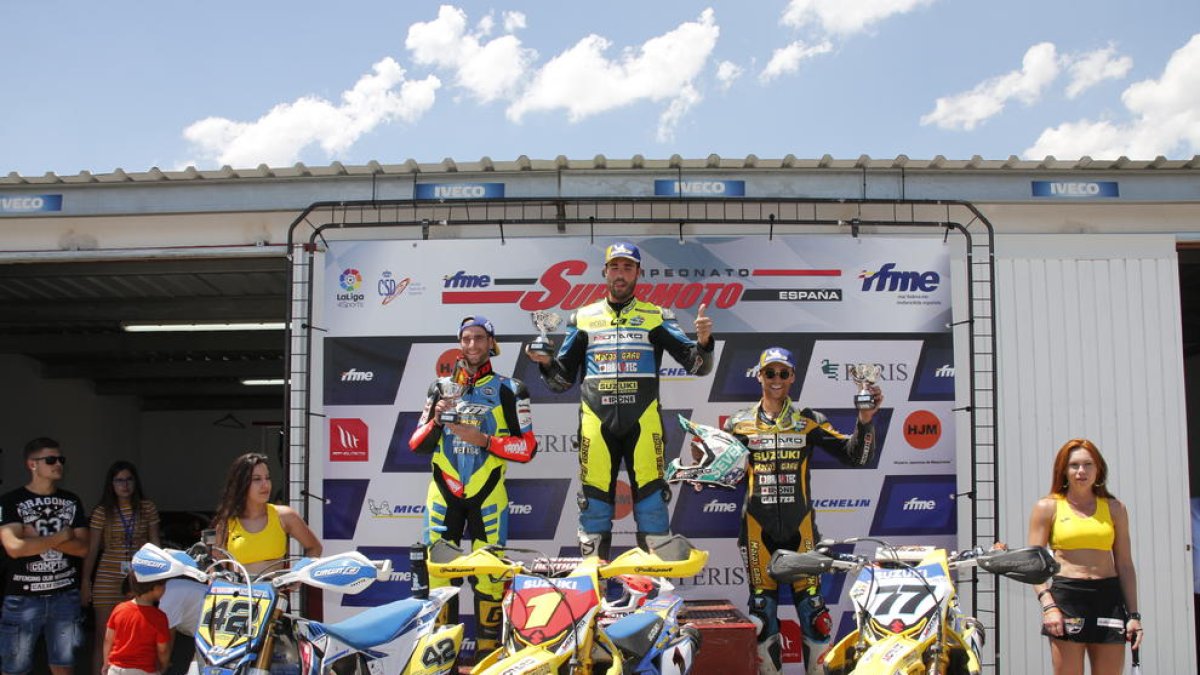 David Giménez, a dalt de tot del podi en SM Pro.