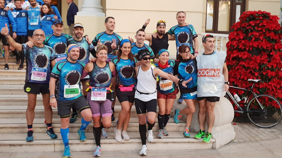 Els Trotallunatics, a la Marató de Màlaga