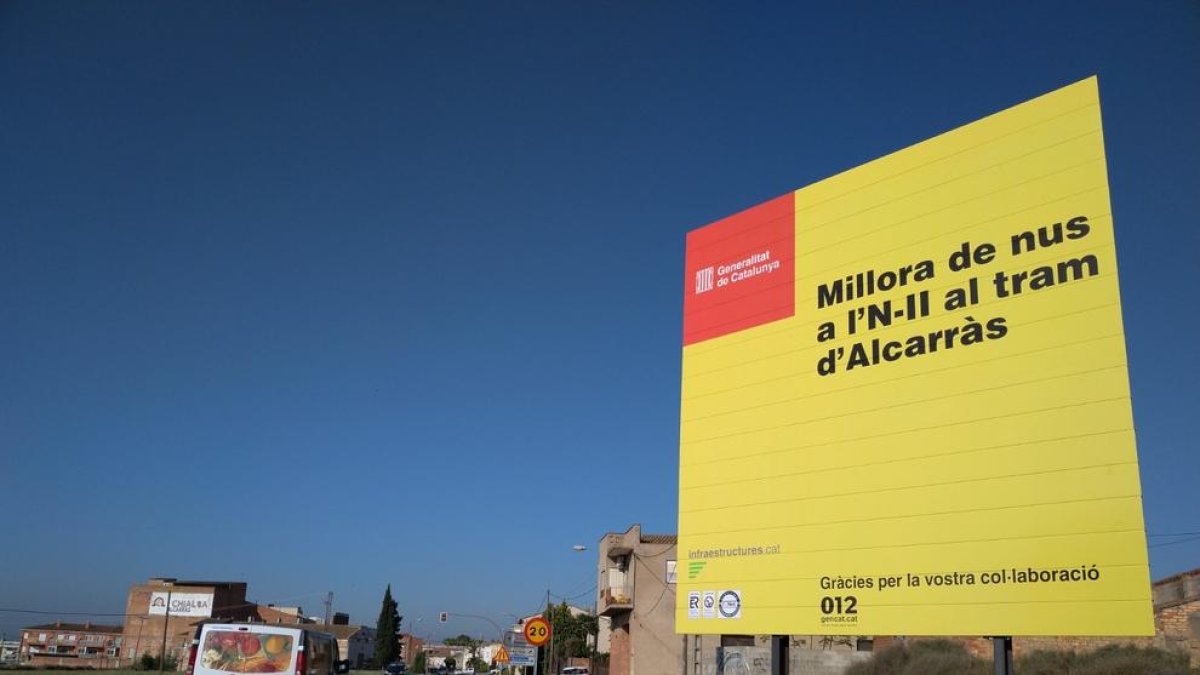 Comencen les obres de construcció de la rotonda de l'N-II a Alcarràs