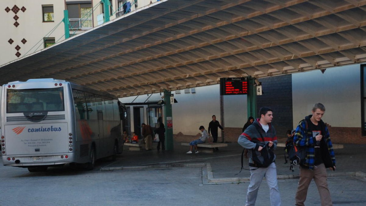 Imatge d’arxiu de l’estació d’autobusos de la Seu.