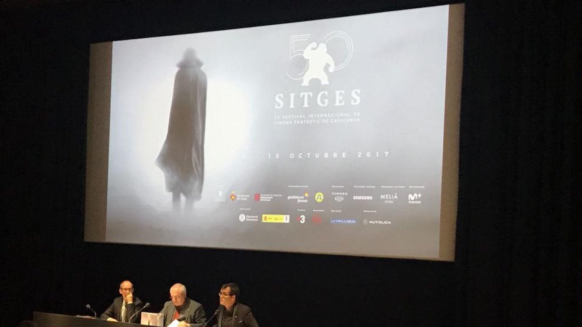 Presentación oficial ayer en Barcelona de la 50 edición del Festival de Cinema Fantàstic de Sitges.