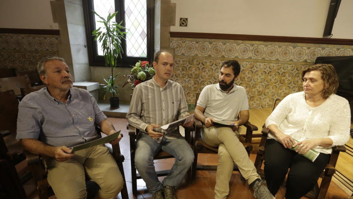 Presentación de las jorndas con sus responsables, en el IEI.