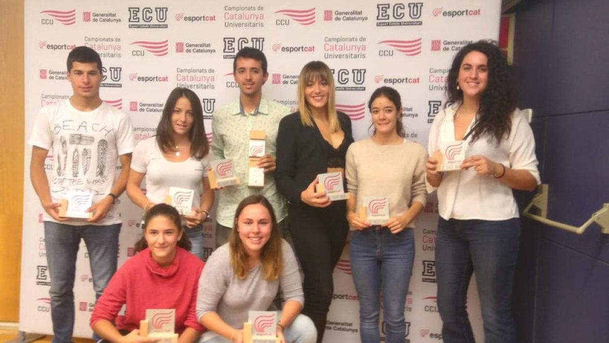 Ocho deportistas de la UdL, premiados a nivel de Catalunya