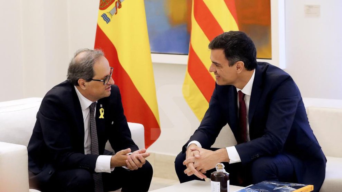 Sánchez i Torra acorden convocar comissió bilateral Estat-Catalunya