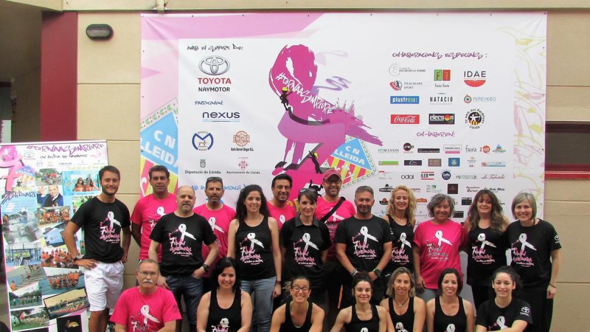 En la imagen, parte de la organización, que cuenta con más de sesenta voluntarios.