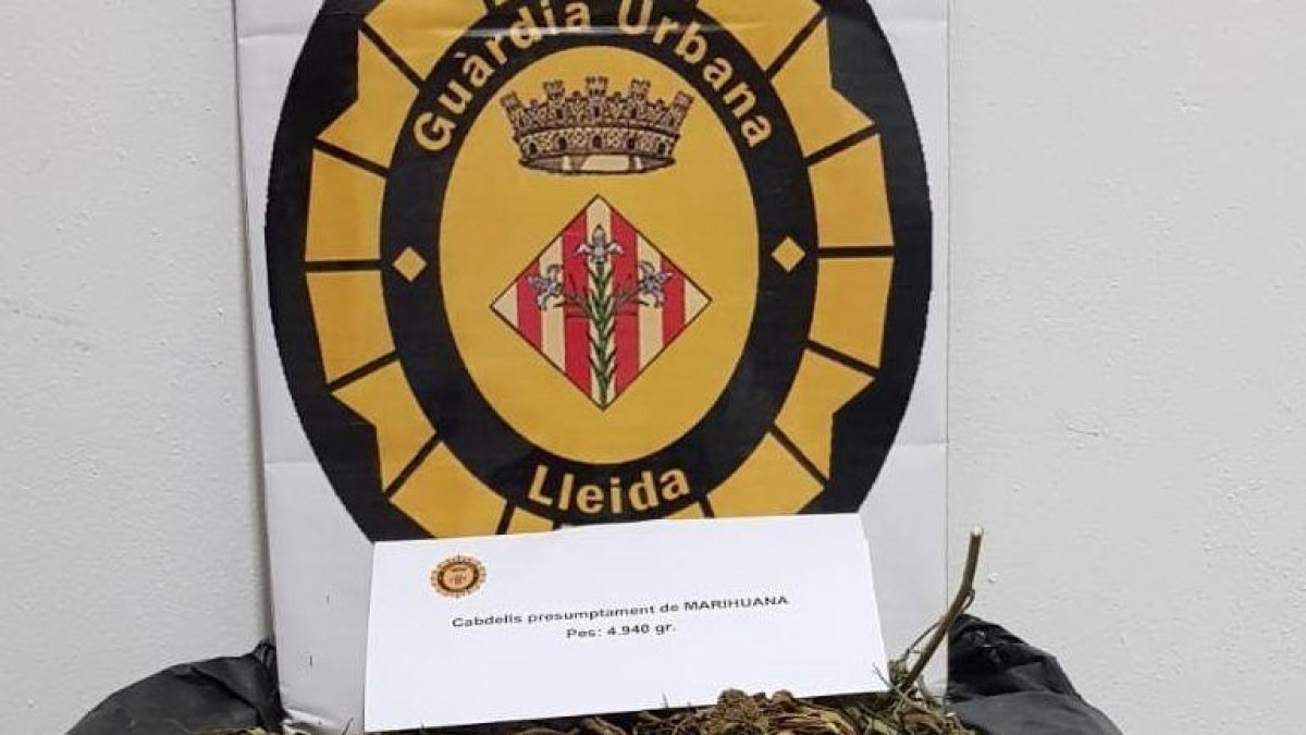 Pillado con cerca de cinco kilos de 'maria' en una furgoneta en Lérida