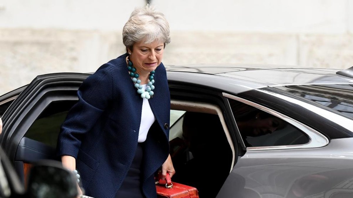 La ‘premier’ Theresa May.