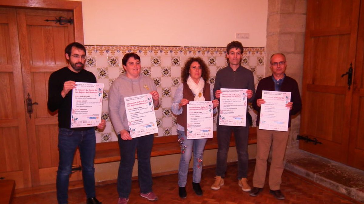 Presentació ahir del Concert de Nadal de les Aspres del Montsec.
