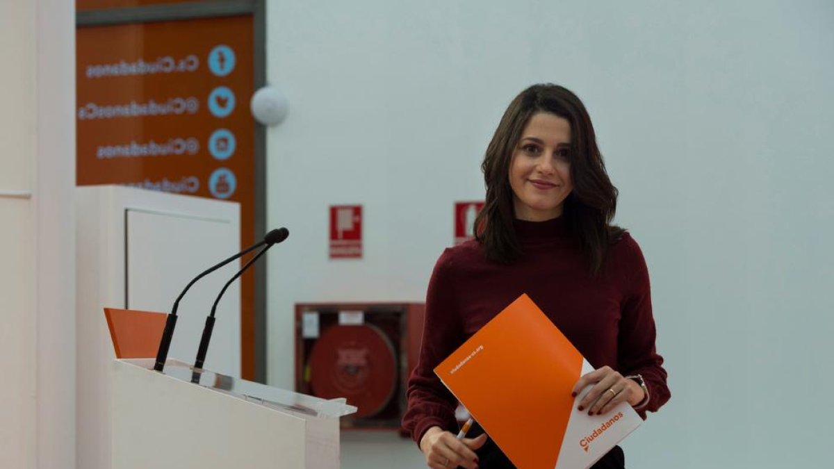 La número 1 de Ciudadanos en Catalunya, Inés Arrimadas.