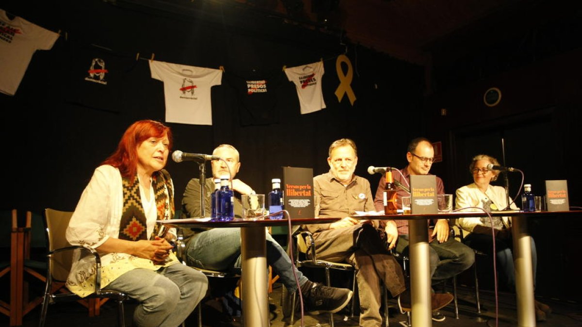 Un momento del recital que tuvo lugar ayer.