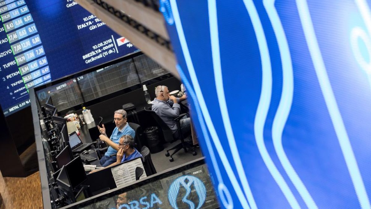 Plano general de las instalaciones de la bolsa de Estambul.