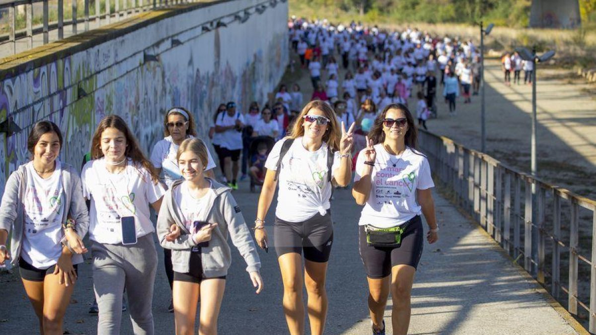 Caminata contra el càncer en Lleida