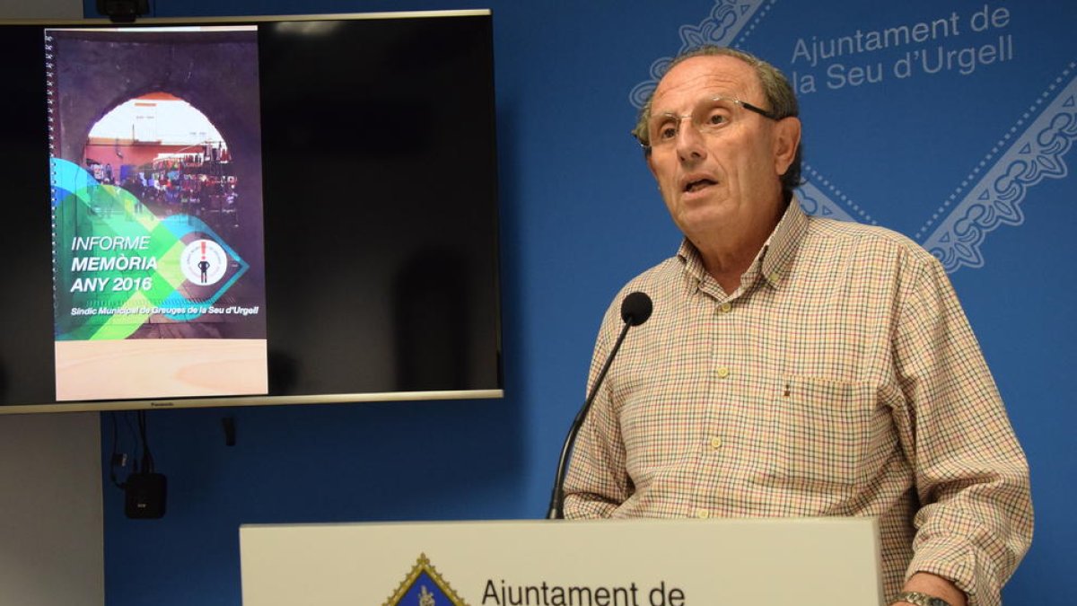 Àngel Rubio va presentar ahir la memòria d’actuacions del 2016.