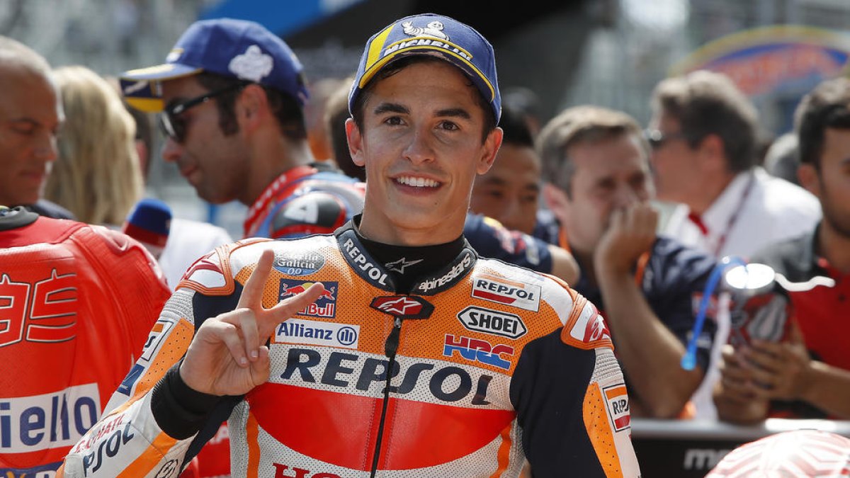 Màrquez bate a las Ducati y suma su cuarta 'pole' del año