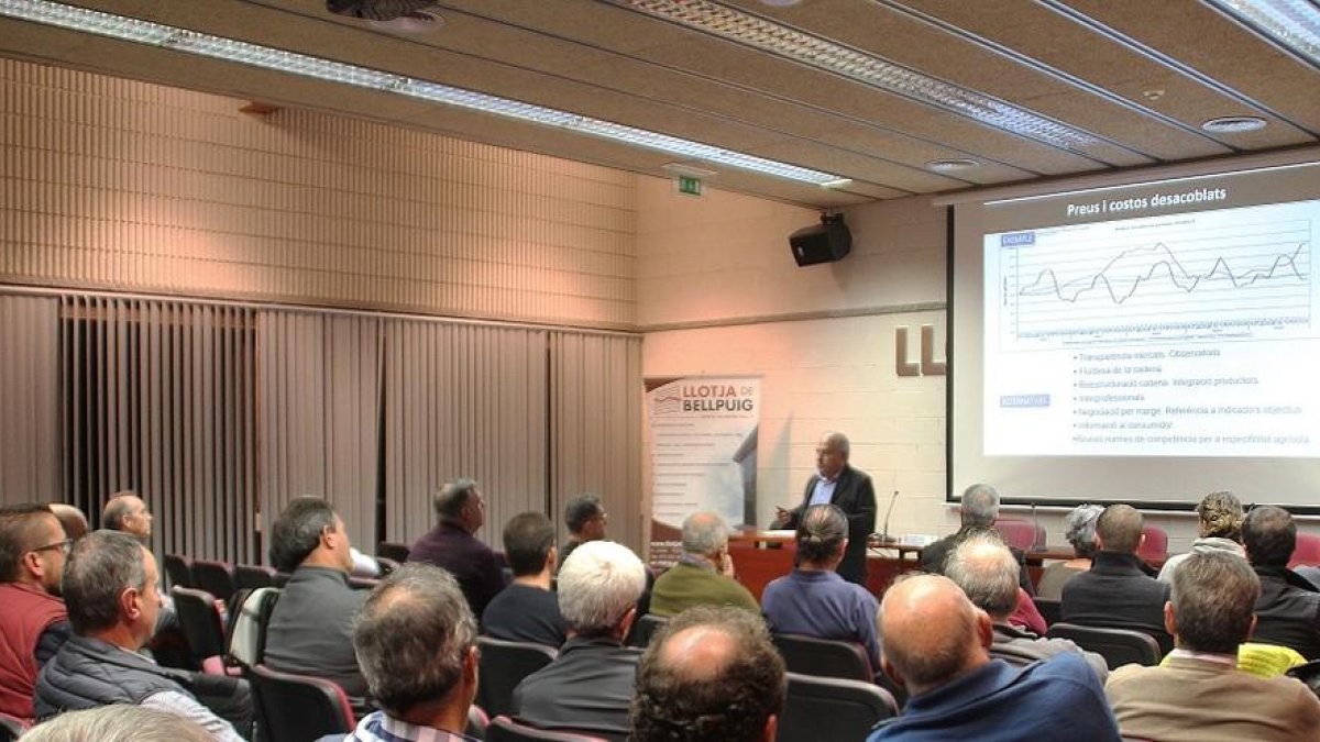 Imagen de la clausura de las jornadas, el jueves en Bellpuig.