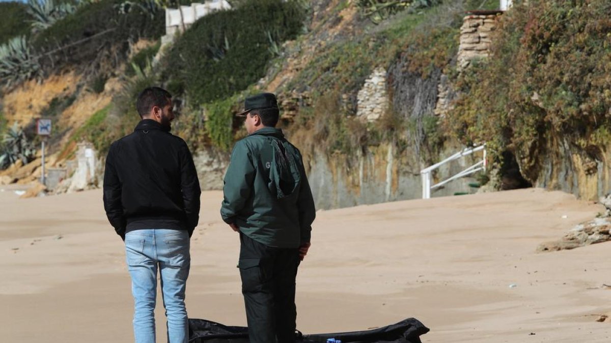 Imatge d’un dels últims cossos recuperats.