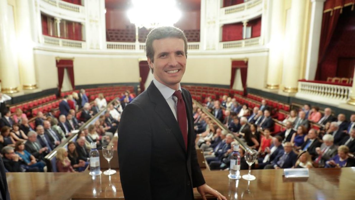 El líder del Partido Popular Pablo Casado.