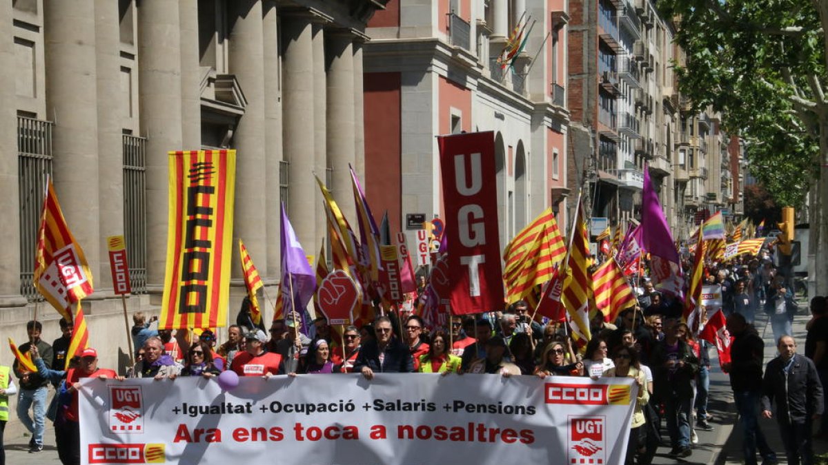 Los sindicatos exigieron empleo de calidad el pasado 1 de mayo.