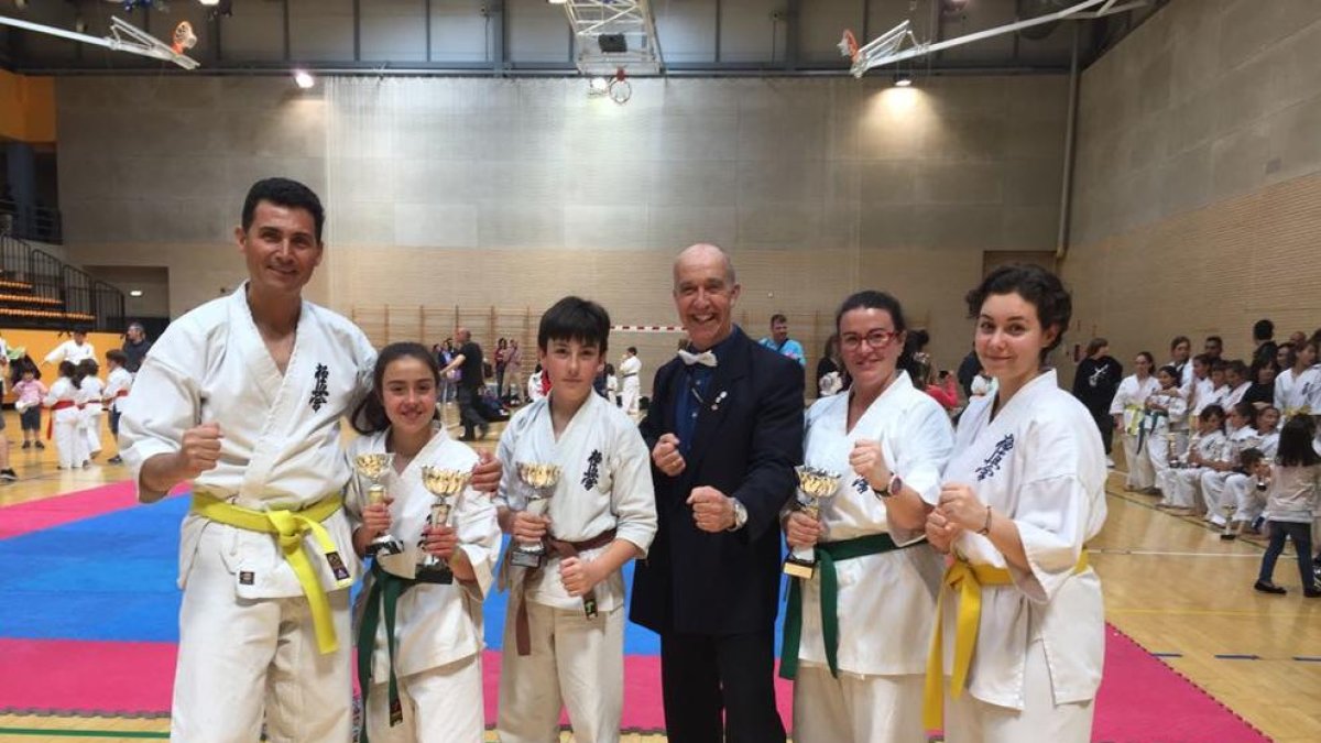 Cinc podis per al Karate Aran al torneig de Saragossa