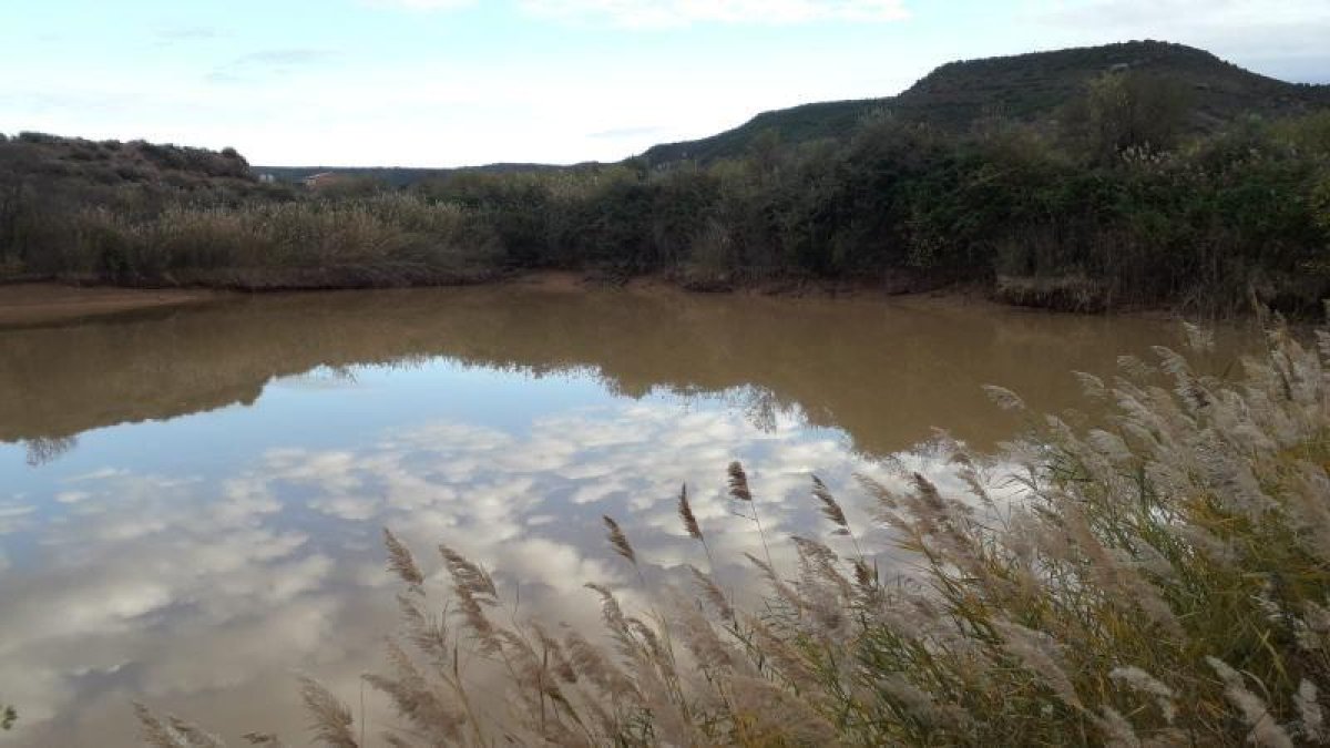 Imagen de la turbidez del agua de Castelldans.
