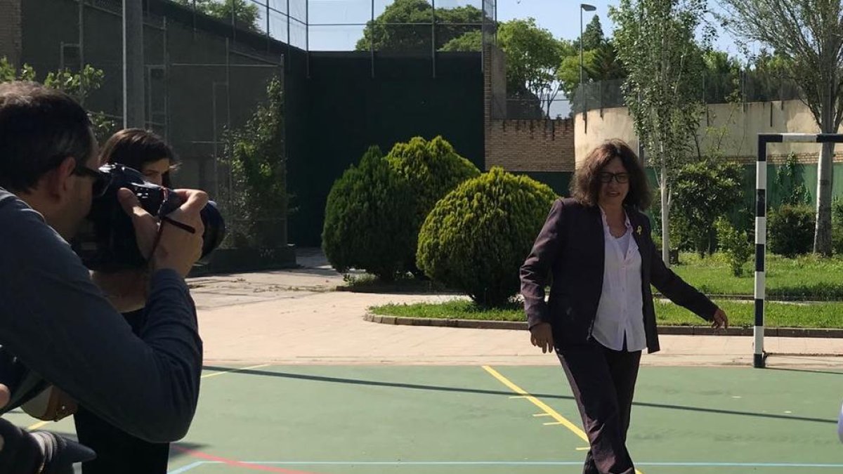 Pilar Heras presentó ayer el centro de Girona.