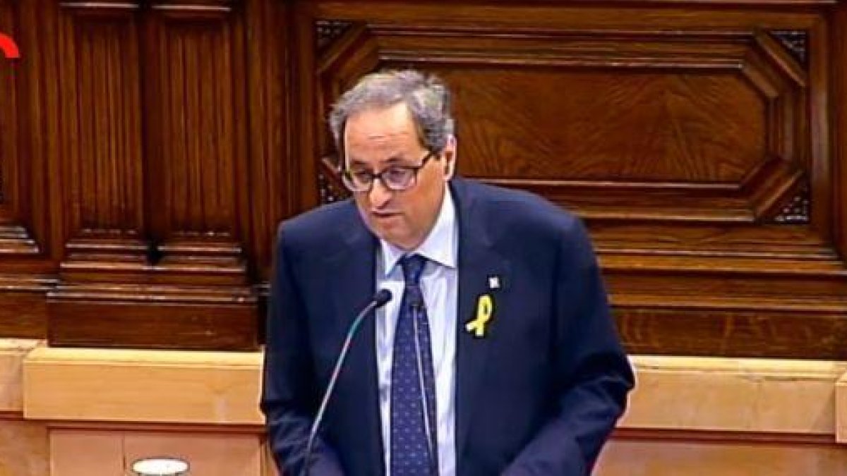 El ple d'investidura de Quim Torra, en directe