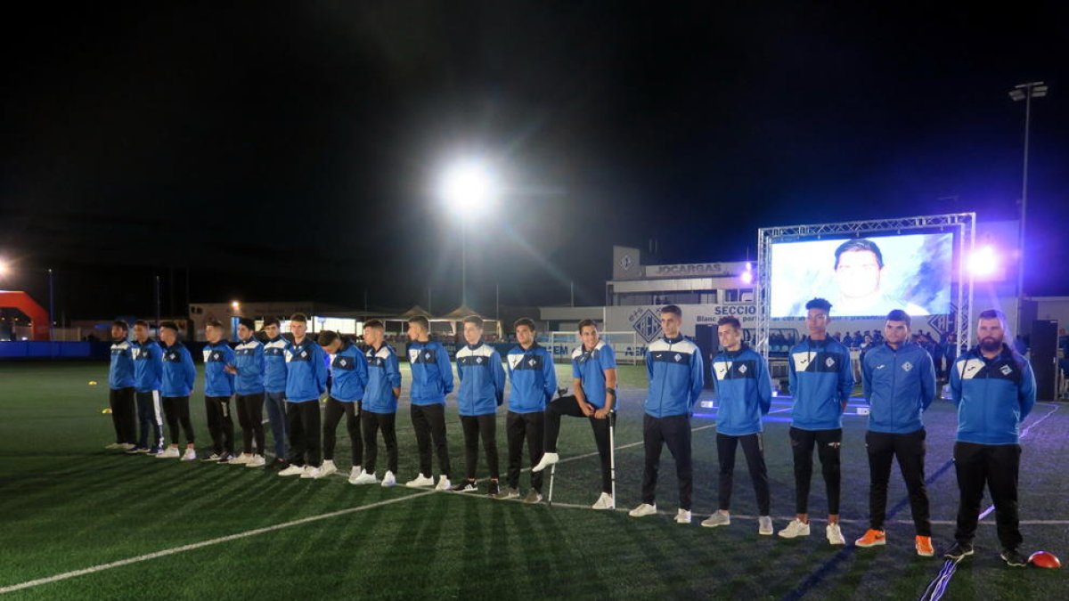 A la imatge, un dels 36 equips que aquest any té en competició el club del Secà.