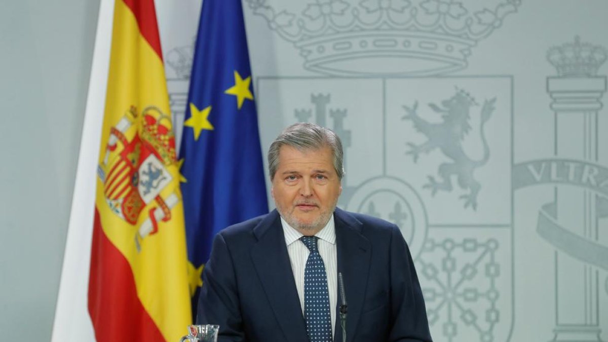 El portavoz del Gobierno, Íñigo Méndez de Vigo.
