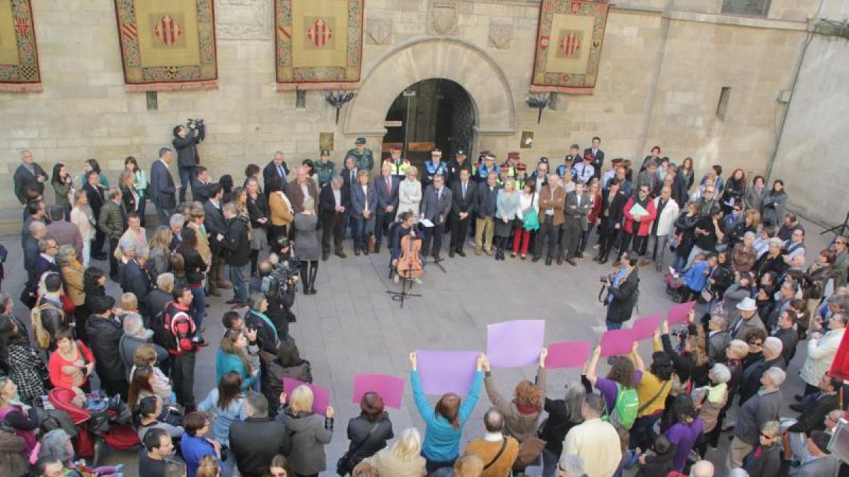 Imatge d’arxiu d’una protesta contra la violència masclista.