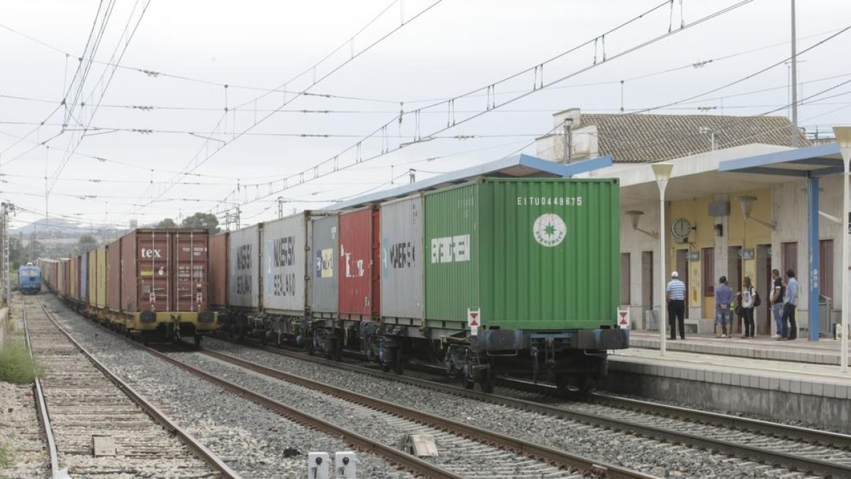 Imatge d’arxiu de l’estació de tren a les Borges Blanques.
