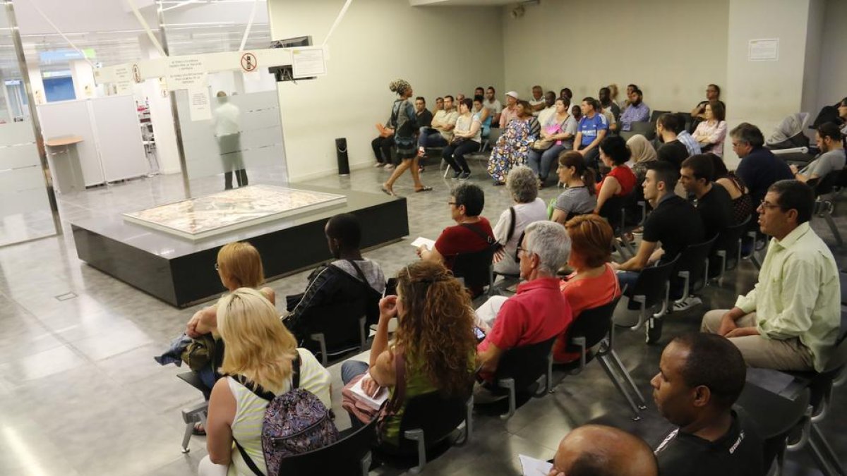 Imatge d’arxiu d’una oficina d’ocupació a Lleida.