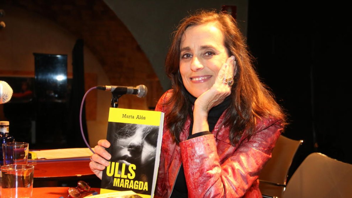 Marta Alòs presenta a Lleida el debut en novel·la negra, ‘Ulls maragda’