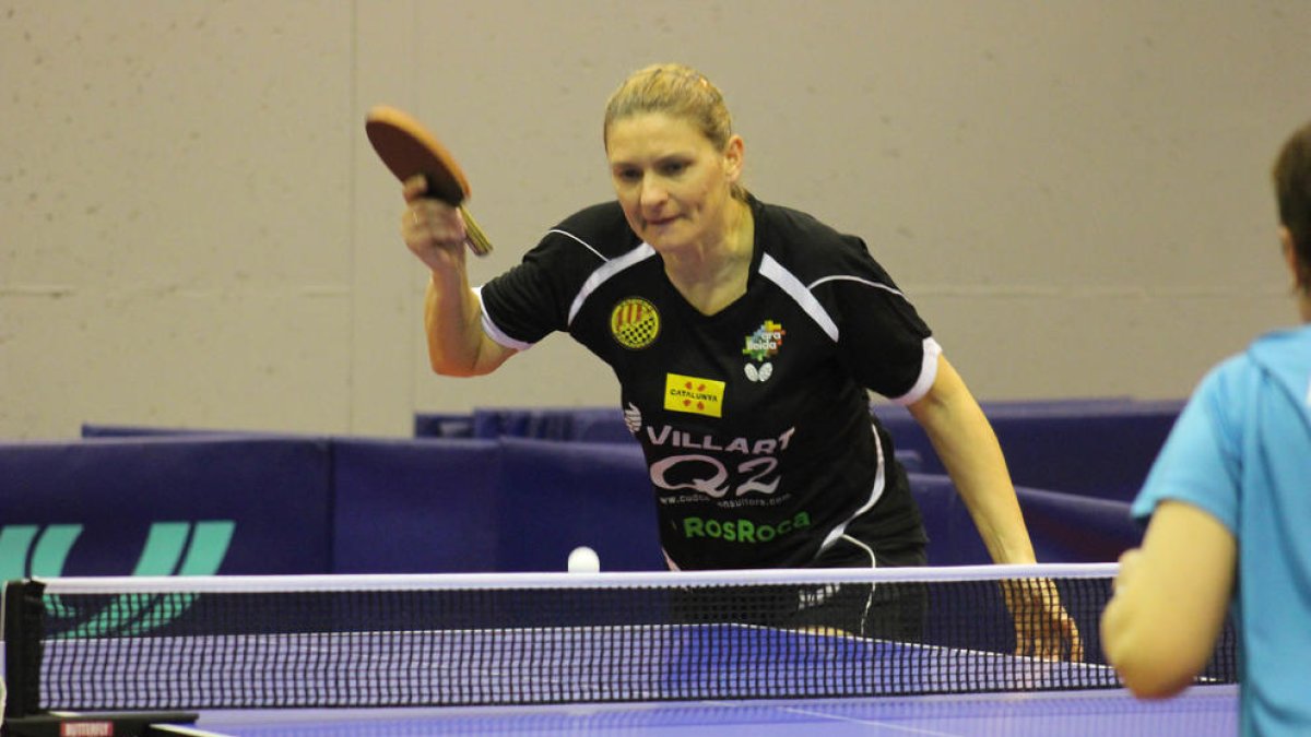 Svetlana Bakhtina, del Villart Logístic, durant un dels partits.