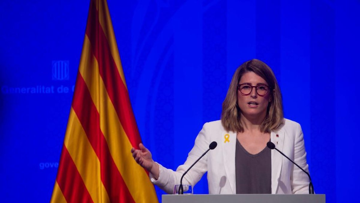La portavoz del Gobierno, Elsa Artadi.