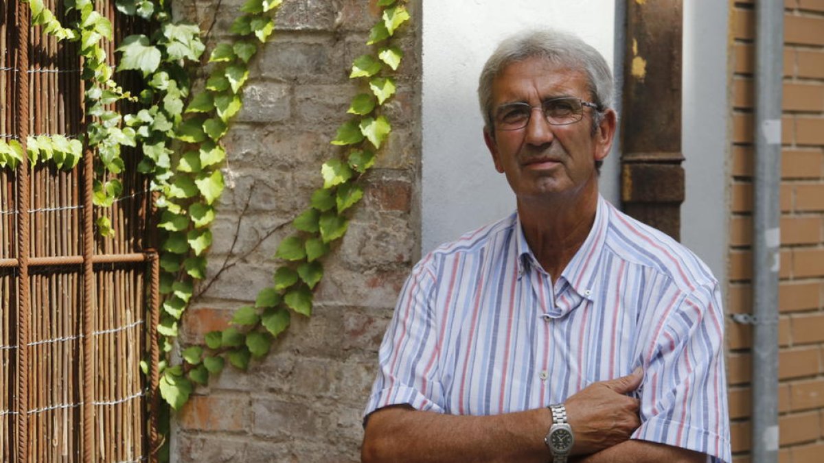 Wenceslao Esteban, de Balaguer, al qual ha estat concedit un habitatge social a Vielha.