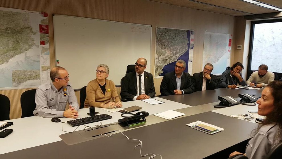 El conseller d’Interior va presentar ahir el nou sistema.