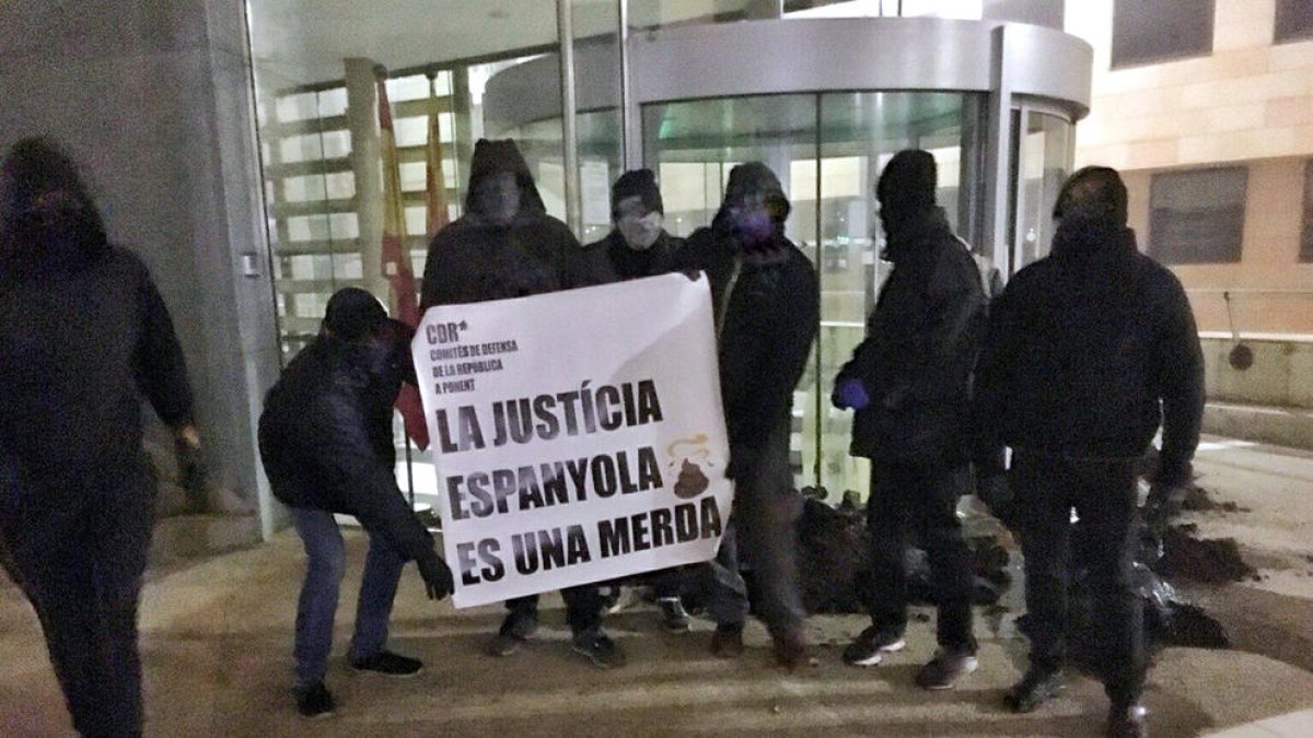 Estiércol en los juzgados de Lleida, Cervera y Balaguer