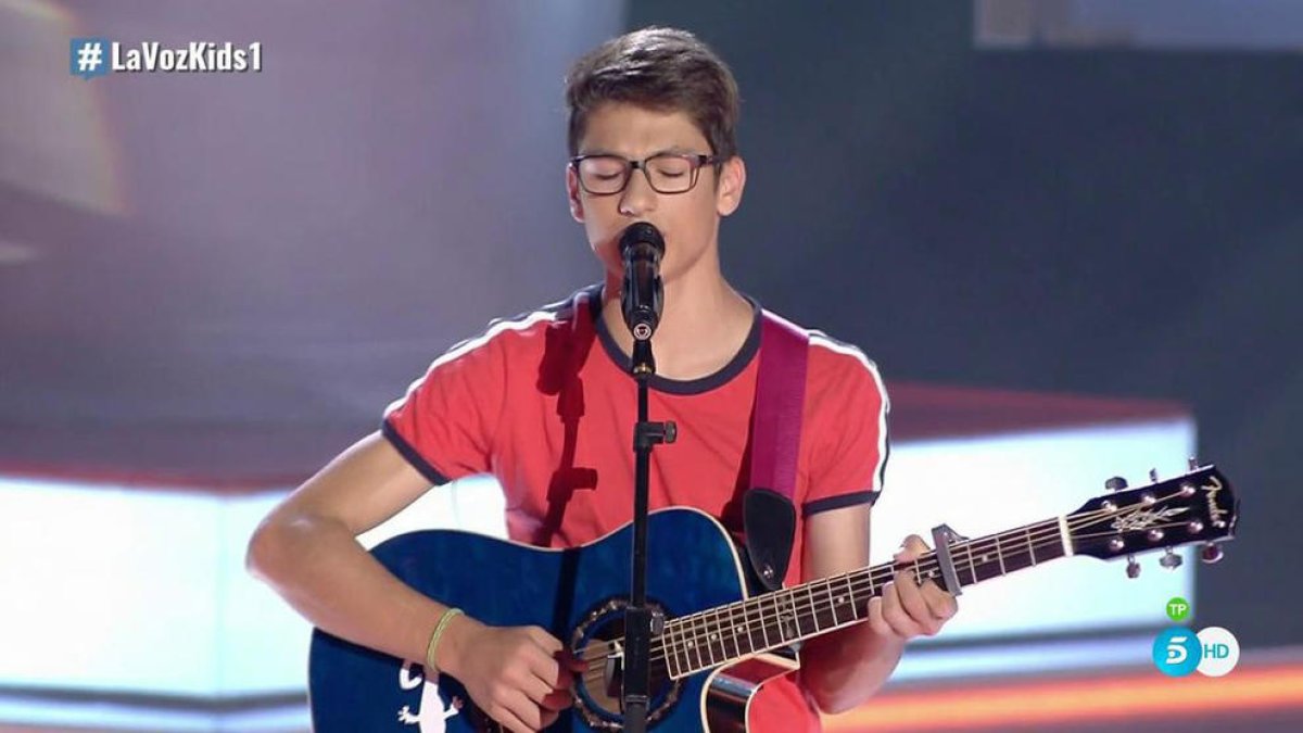 Oriol Garrell, de Sort, brilla a 'La Voz Kids'